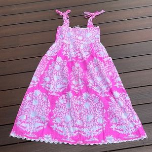 Juliet Dunn Preppy Pink Summer Dress